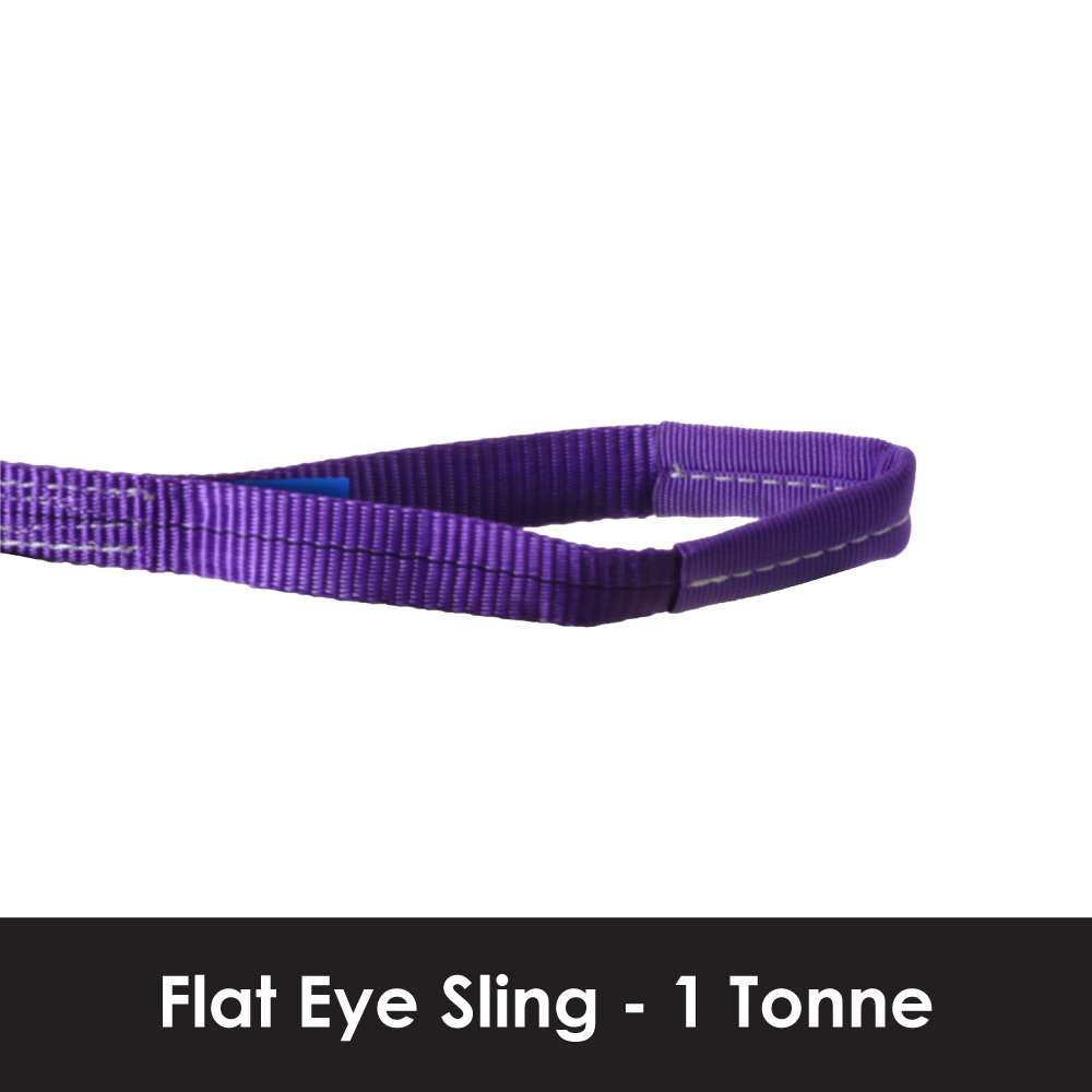1 Tonne Flat Eye Slings