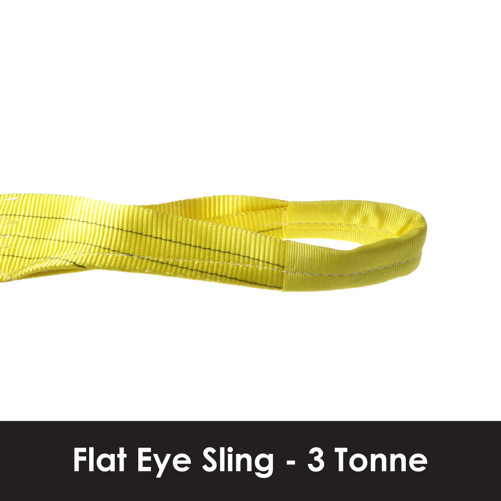 3 Tonne Flat Eye Slings