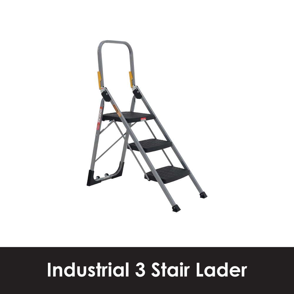 Industrial 3 Stair Ladder