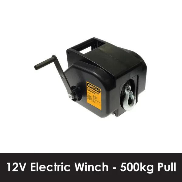 12V Electric Winch - 500kg Pull