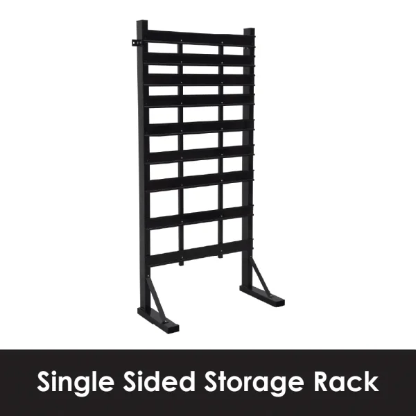 Single Sided Storage Bin Rack