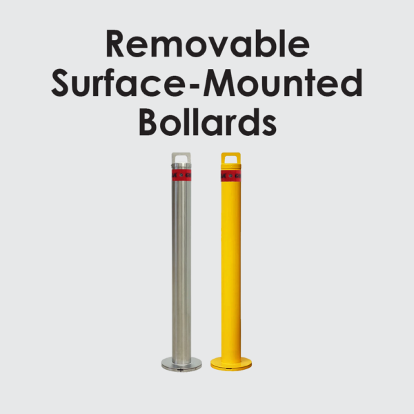 Removable Surface-Mounted Bollards