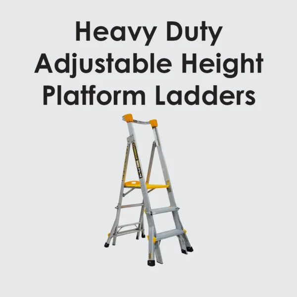 Adjustable Height Platform Ladders Industrial